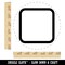 Square Rounded Corners Border Outline Self-Inking Rubber Stamp for Stamping Crafting Planners